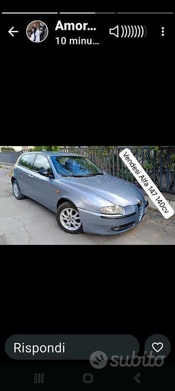 Usata Alfa Romeo 1900 140 CV (102 kW) 2003 Grigio Berlina