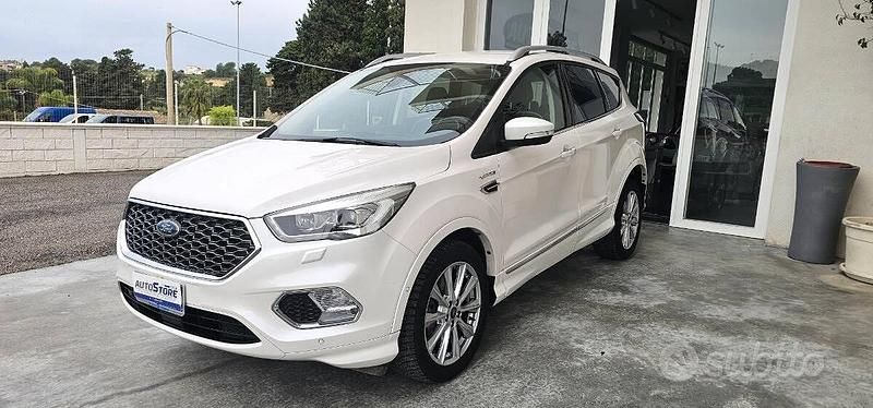 Bianco Usata 2019 Ford Kuga Vignale SUV | 16.990 € (Buon prezzo) - Immagine 1/4