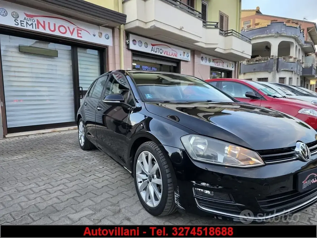 Usata VW Golf VII Highline 105 CV (77 kW) 2014 Nero Berlina