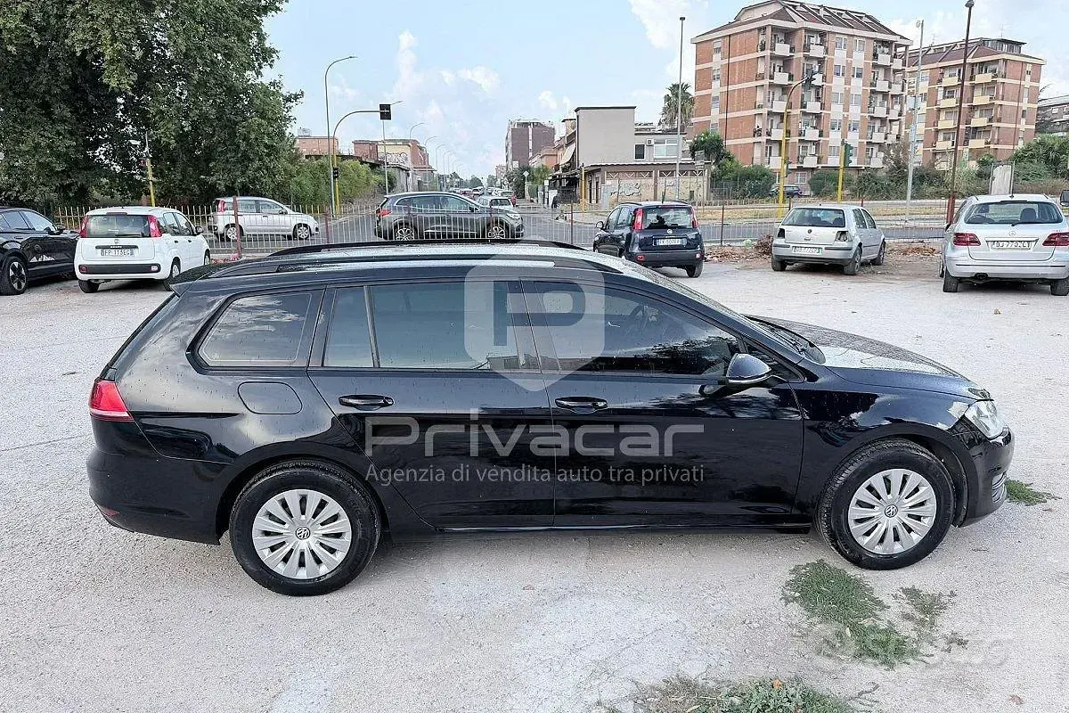 Usata VW Golf VII Trendline 90 CV (66 kW) 2015 Nero Station wagon