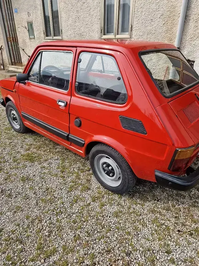 Usata Fiat 126 24 CV (17 kW) 1981 Rosso Utilitaria