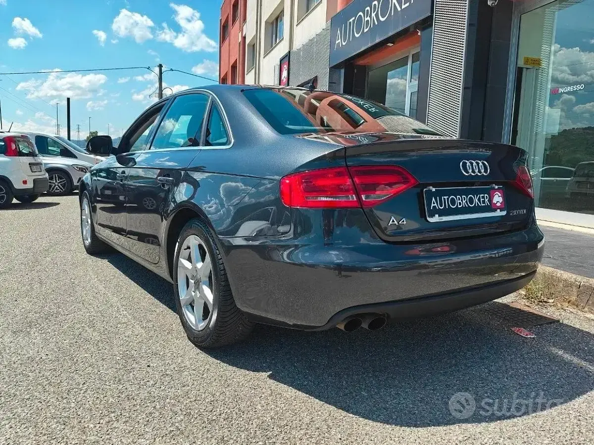 Usata Audi A4 Advanced 143 CV (105 kW) 2009 Nero Berlina