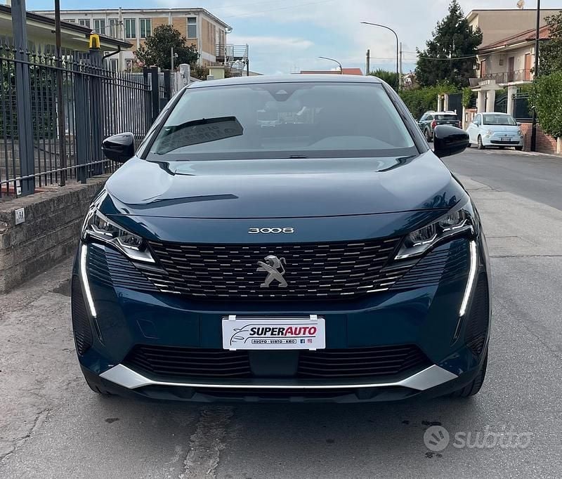 Usata Peugeot 3008 Allure 131 CV (96 kW) 2022 Blu Berlina