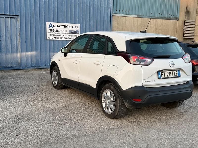 Usata Opel Crossland X 110 CV (80 kW) 2020 Bianco SUV