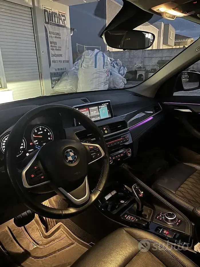 Usata BMW X1 150 CV (110 kW) 2019 Nero SUV