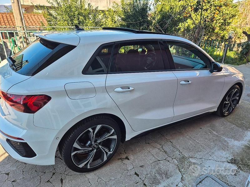 Usata Audi A3 S-Line 2022 Bianco Berlina