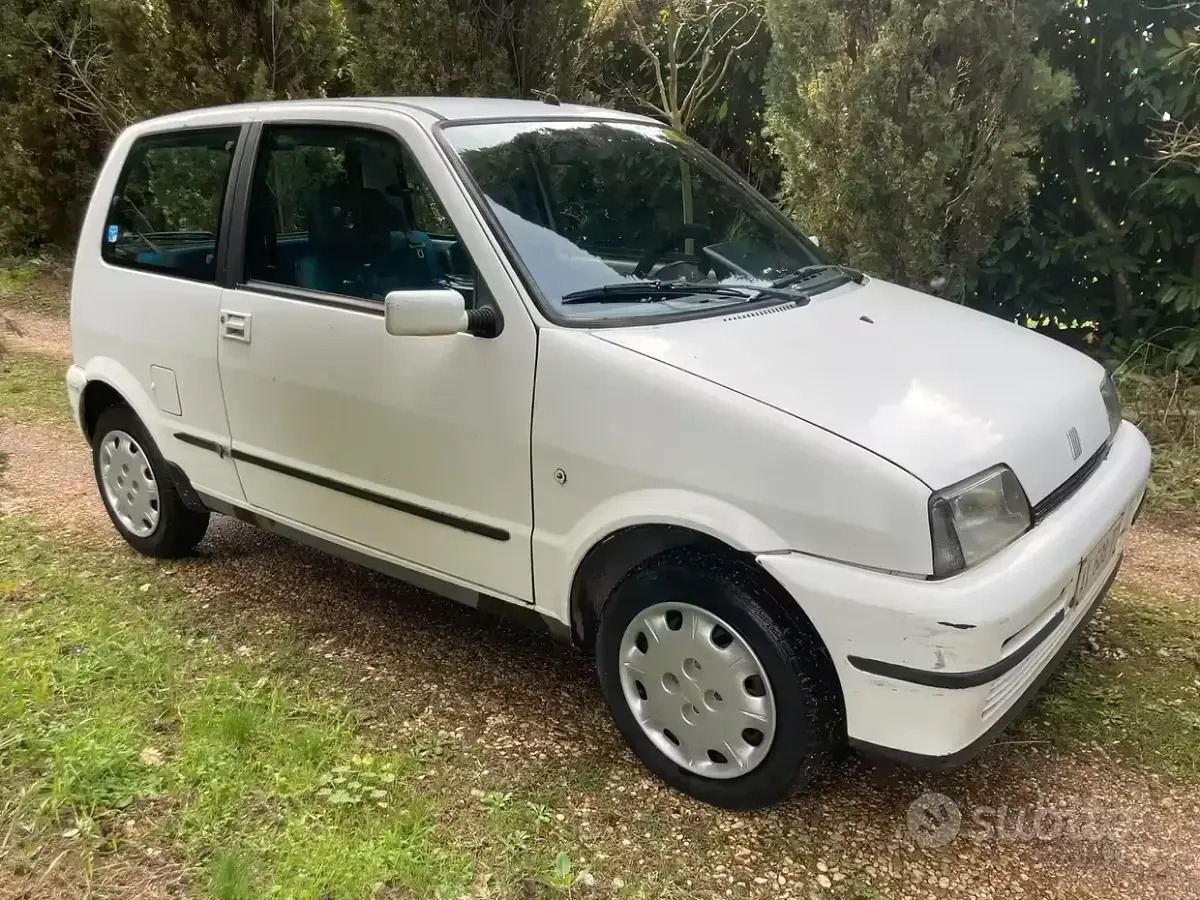 Usata Fiat Cinquecento 39 CV (28 kW) 1998 Bianco Utilitaria