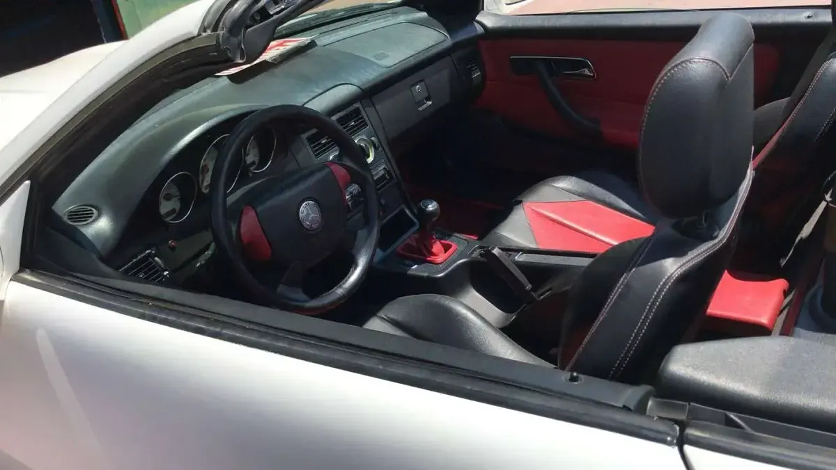 Usata Mercedes SLK200 192 CV (141 kW) 1997 Bianco Cabrio