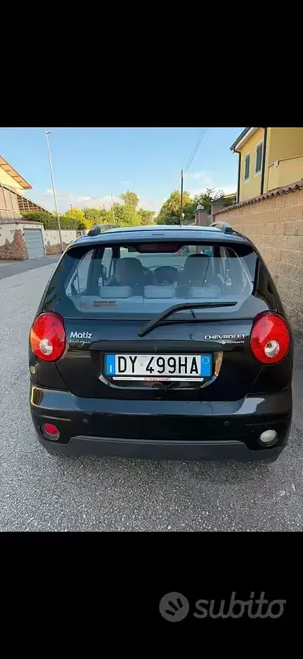 Usata Chevrolet Matiz 67 CV (49 kW) 2009 Nero Utilitaria