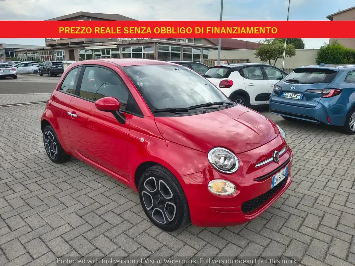 Usata Fiat 500 69 CV (50 kW) 2022 Rosso Berlina