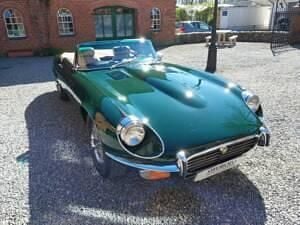 Usata Jaguar E-Type 276 CV (202 kW) 1973 Verde Cabrio