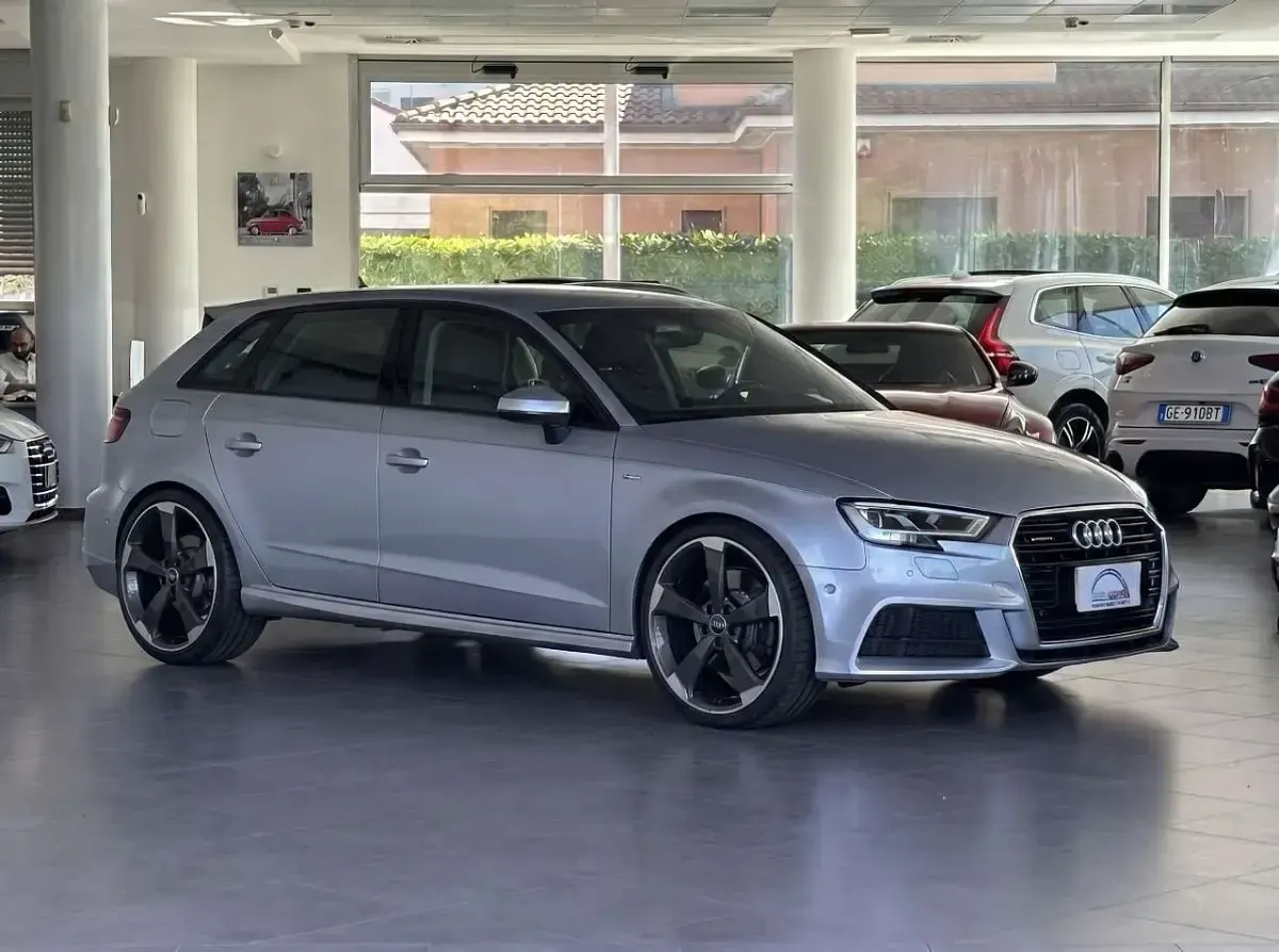 Usata Audi A3 S-Line 184 CV (135 kW) 2017 Argento Berlina