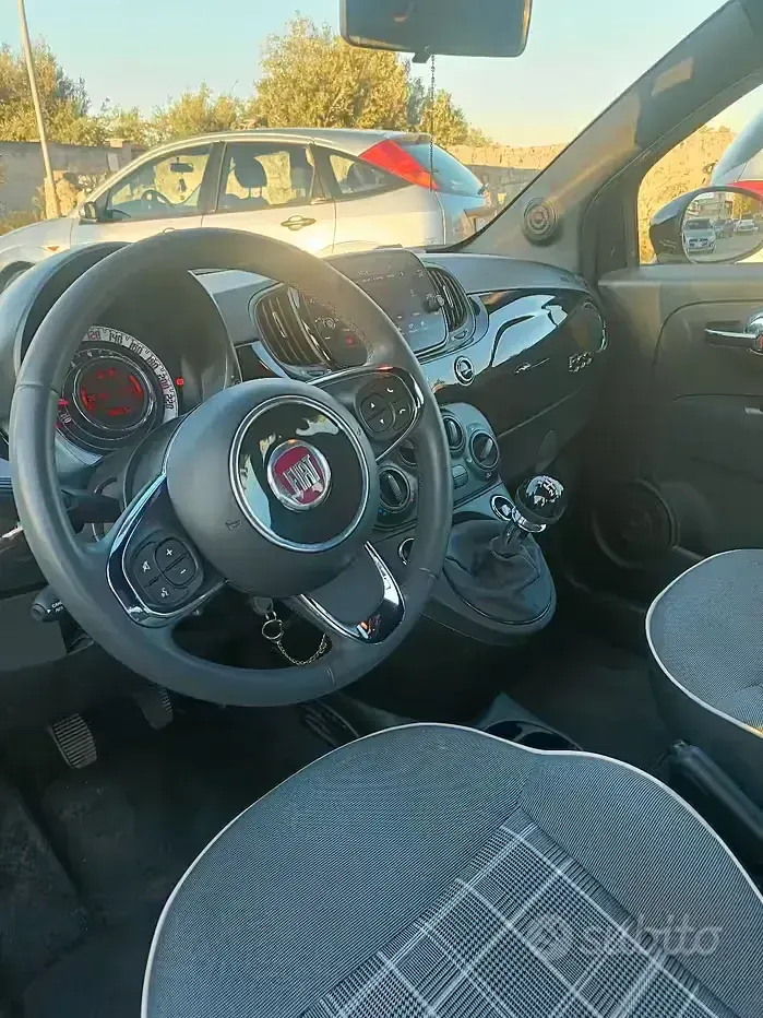 Usata Fiat 500 69 CV (50 kW) 2020 Nero Utilitaria