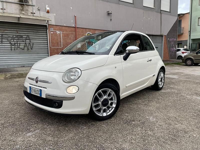 Usata Fiat 500 75 CV (55 kW) 2010 Bianco Berlina