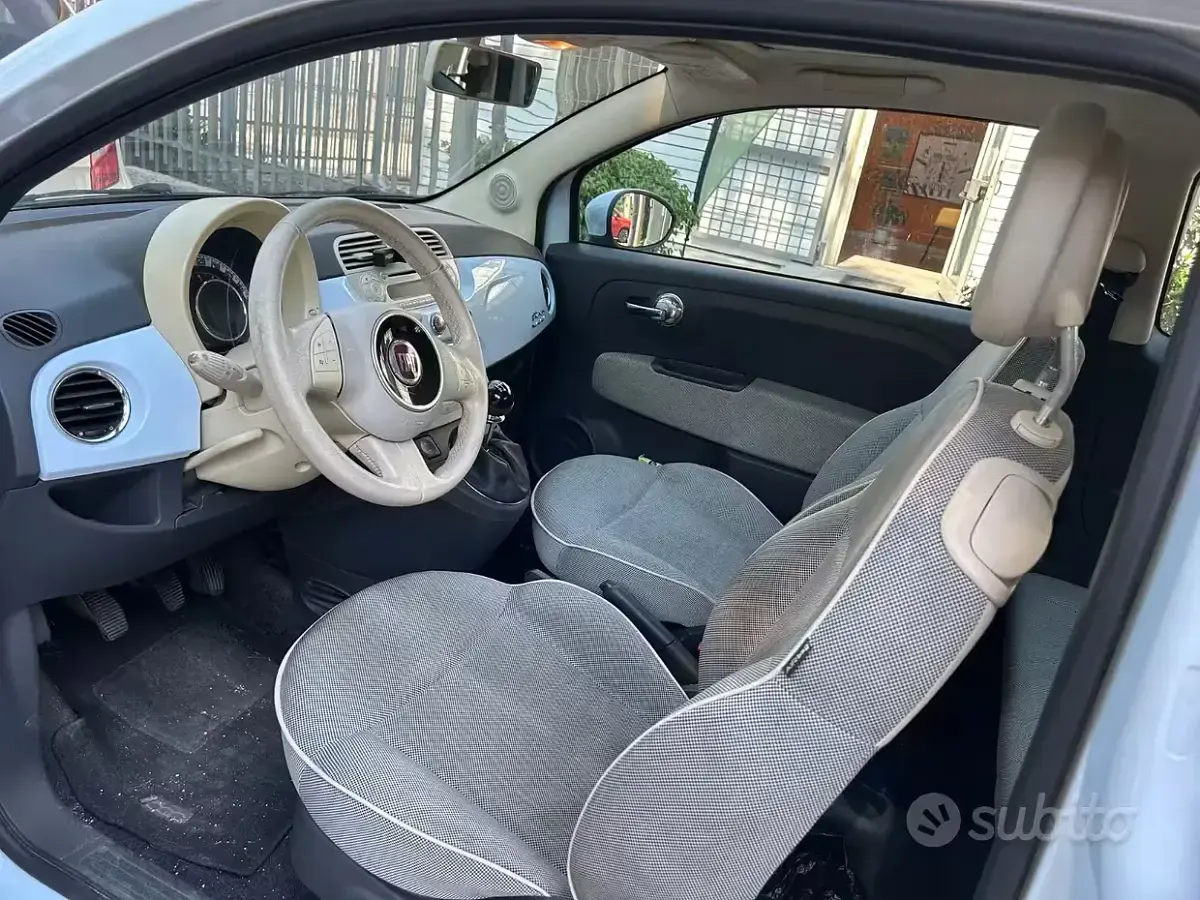 Usata Fiat 500 69 CV (50 kW) 2010 Bianco Berlina