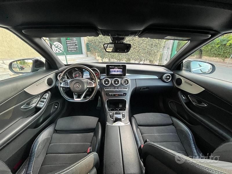 Usata Mercedes C200 Premium 184 CV (135 kW) 2017 Nero Cabrio