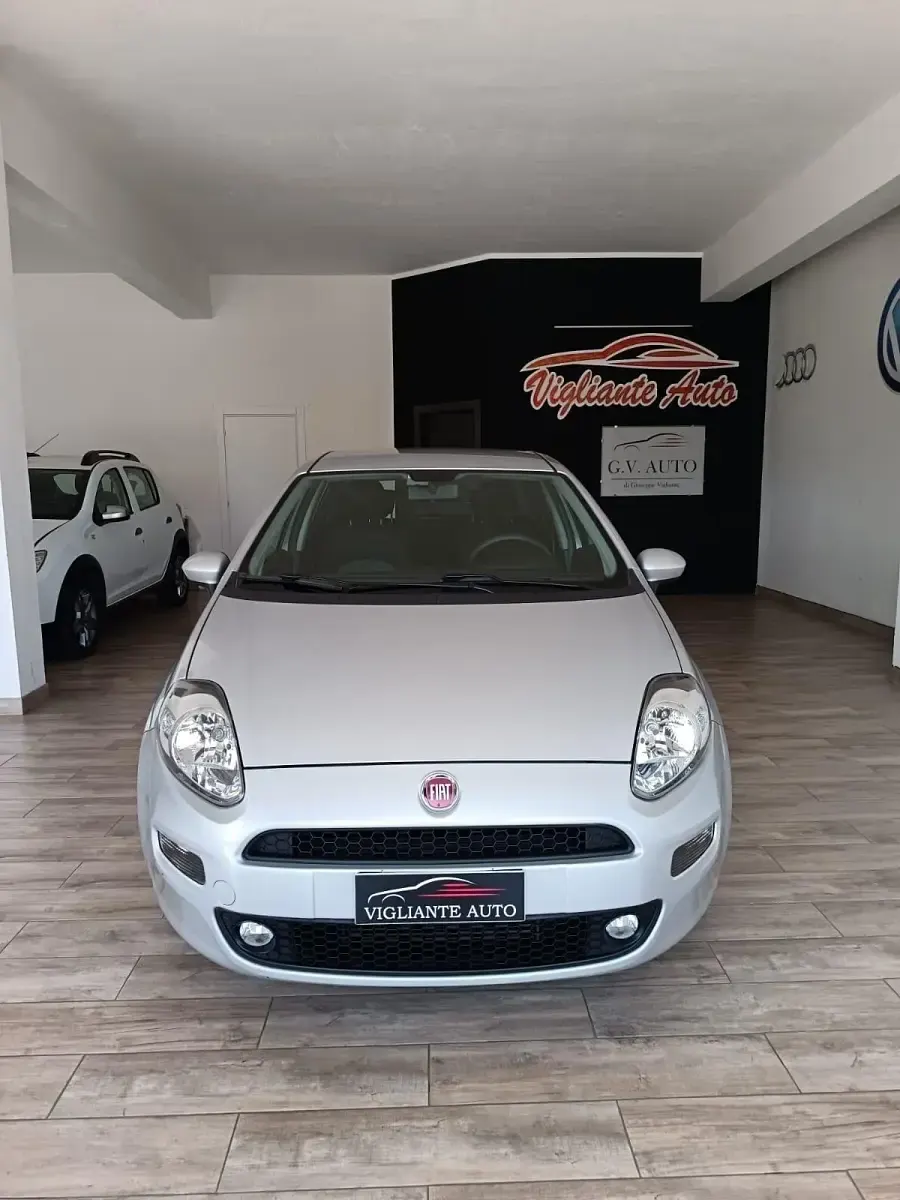 Usata Fiat Punto Lounge 85 CV (62 kW) 2014 Grigio Utilitaria