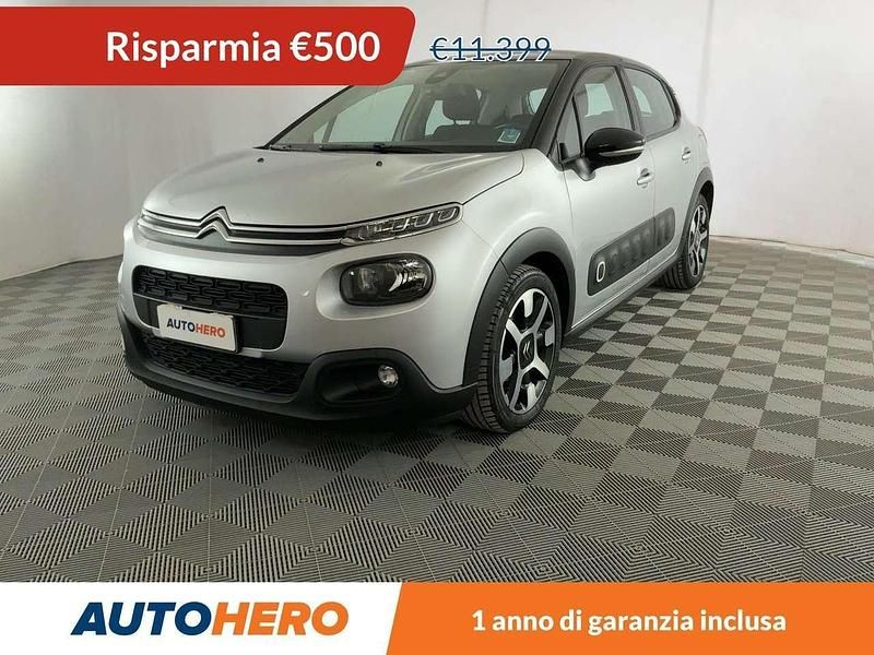 Argento Usata 2018 Citroën C3 Shine Due volumi | 10.899 € (Buon prezzo) - Immagine 1/3
