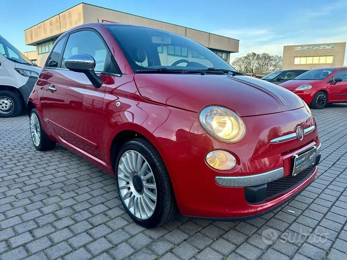 Usata Fiat 500 Lounge 69 CV (50 kW) 2013 Rosso Berlina