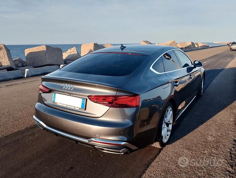 Usata Audi A5 S-Line 163 CV (119 kW) 2021 Grigio Coupé