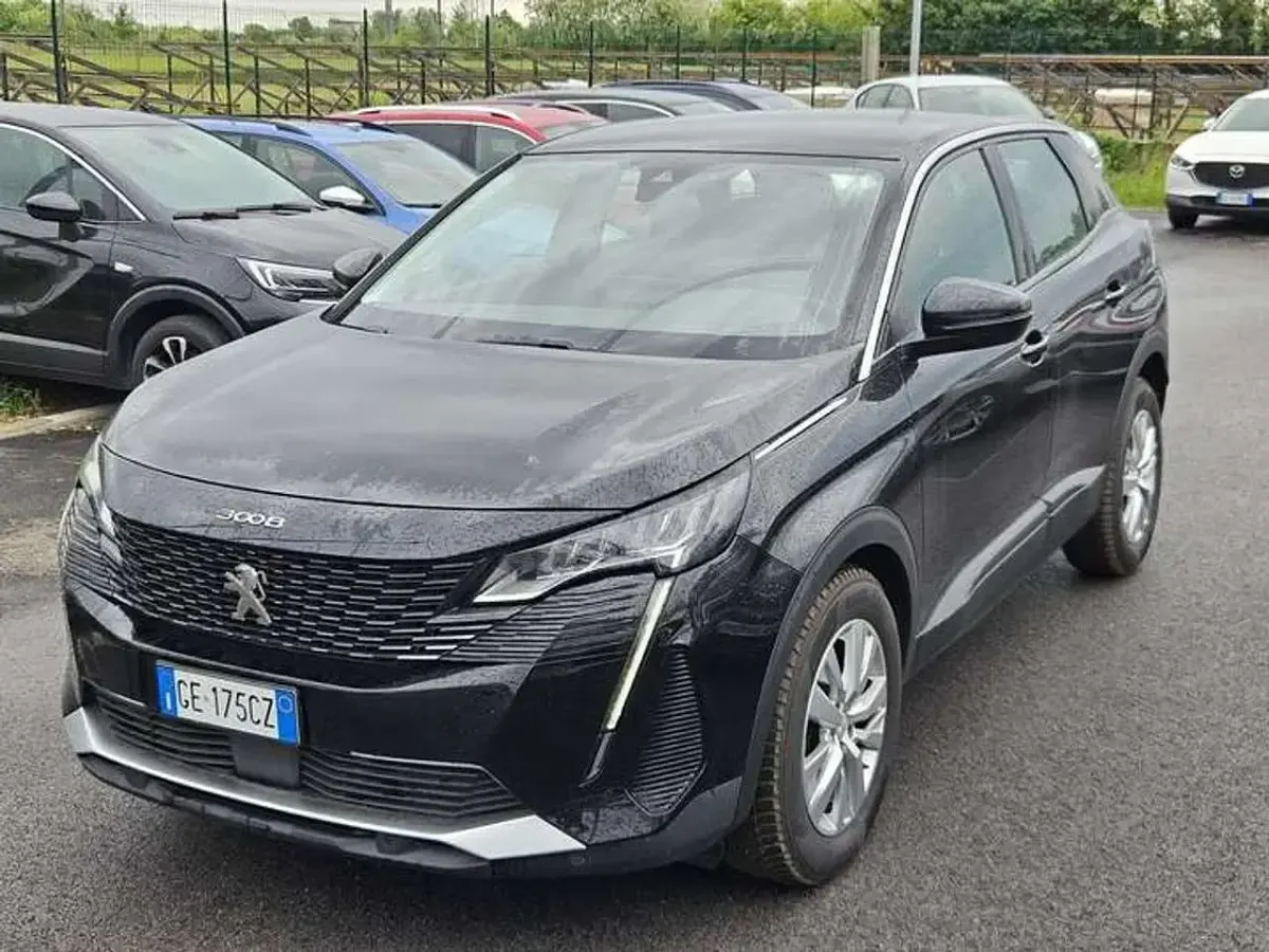 Usata Peugeot 3008 Business-Line 131 CV (96 kW) 2021 Nero SUV