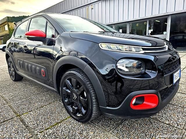 Usata Citroën C3 Shine 99 CV (72 kW) 2018 Nero Berlina