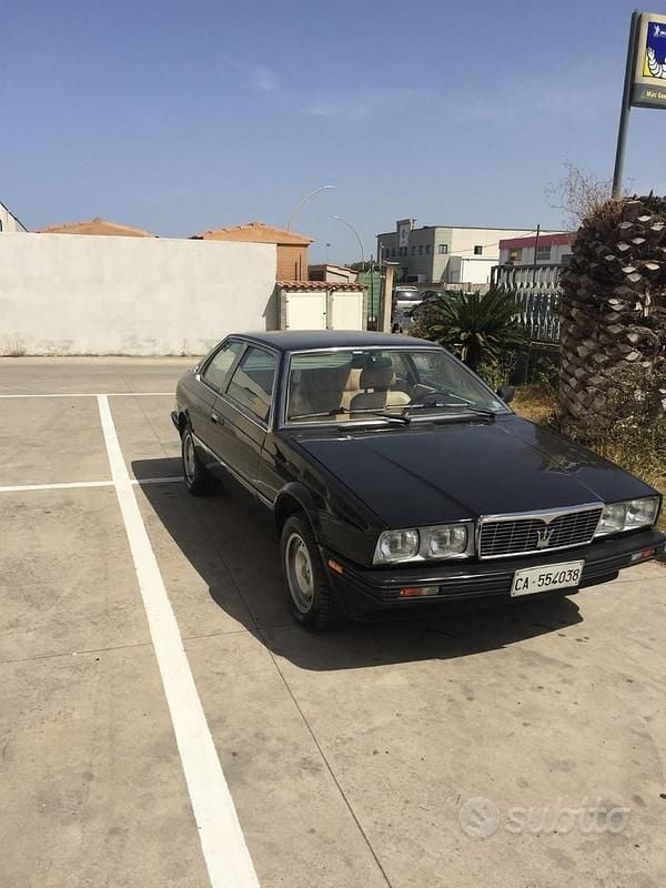 Usata Maserati Biturbo 1988 Nero Berlina