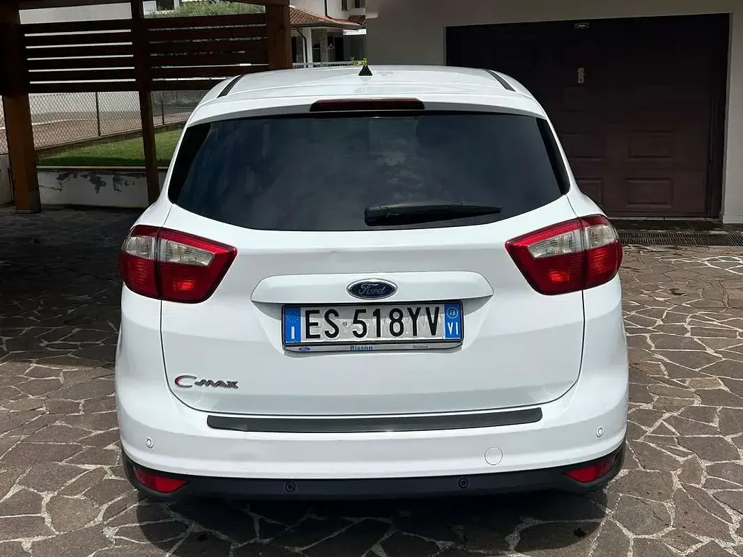 Usata Ford C-MAX Titanium 116 CV (85 kW) 2013 Bianco Monovolume