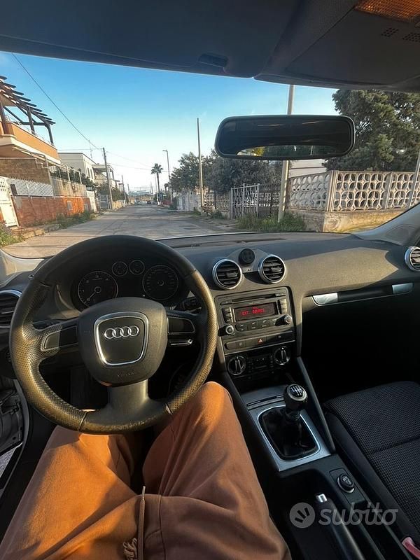 Usata Audi A3 Sportback Ambiente 105 CV (77 kW) 2008 Grigio Utilitaria