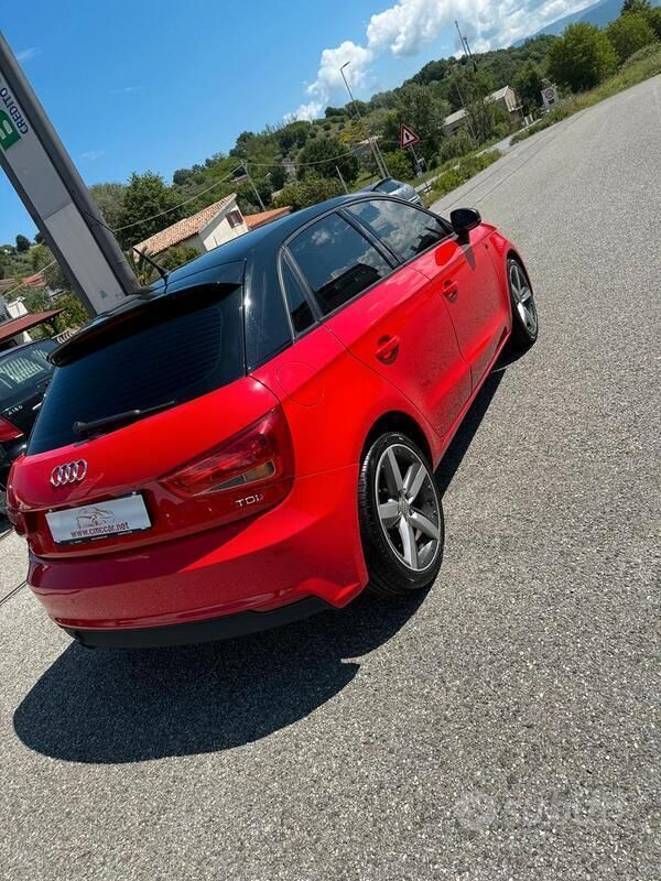 Usata Audi A1 116 CV (85 kW) 2018 Rosso Utilitaria