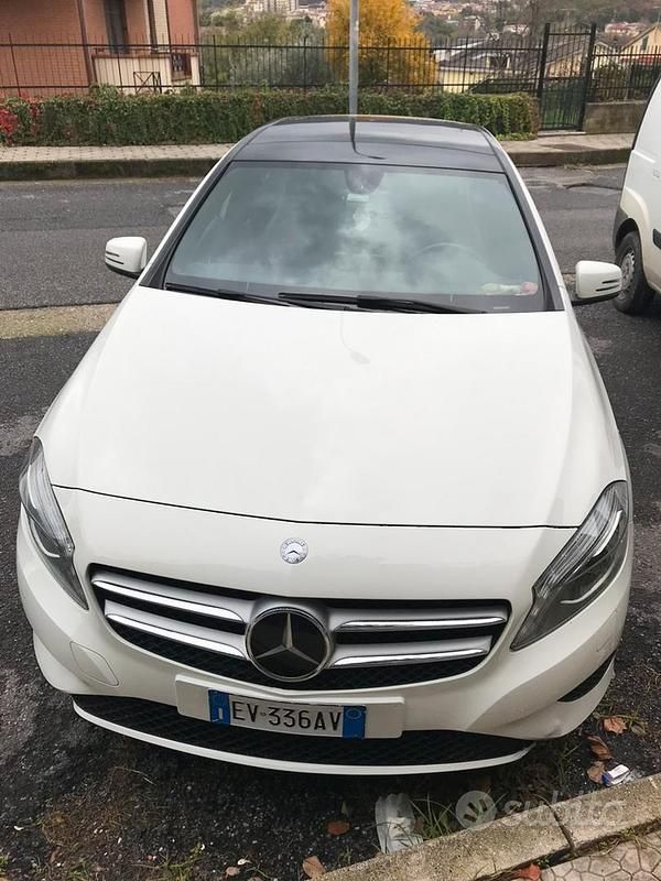 Usata Mercedes A180 109 CV (80 kW) 2014 Bianco Berlina