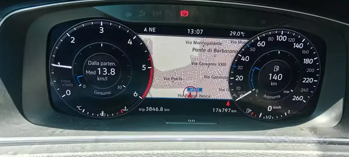 Usata VW Golf VII 115 CV (84 kW) 2018 Nero Berlina