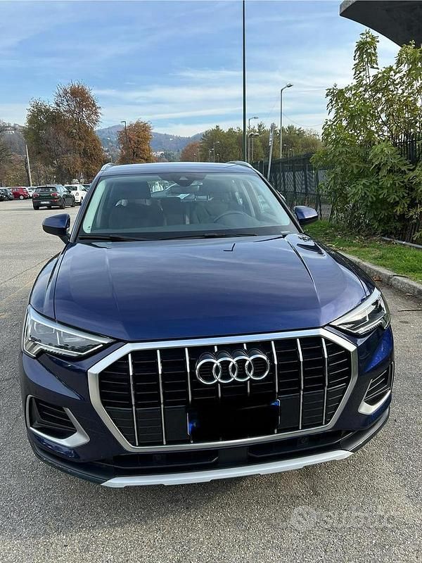 Usata Audi Q3 Advanced Plus 150 CV (110 kW) 2021 Blu SUV