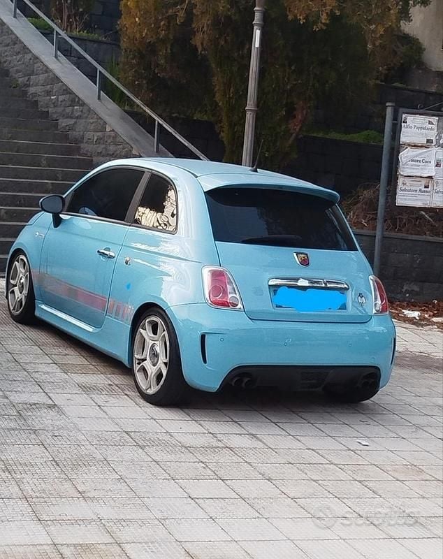 Usata Abarth 500 135 CV (99 kW) 2013 Blu Berlina