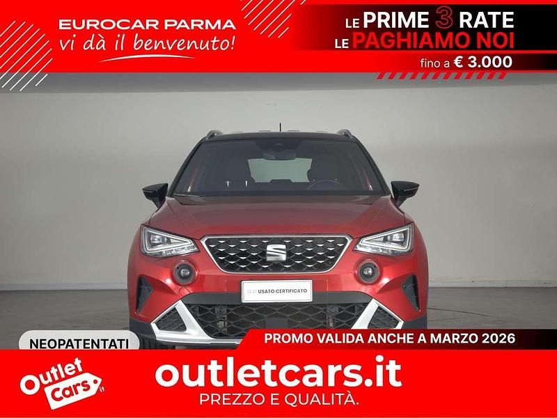 Usata Seat Arona Xperience 95 CV (69 kW) 2022 Rosso desire SUV