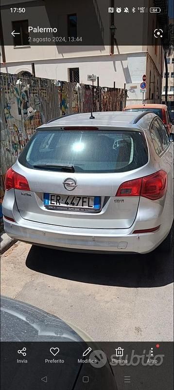 Usata Opel Astra 110 CV (80 kW) 2013 Grigio Station wagon