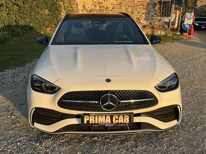 Gebraucht Mercedes C220 AMG Line Premium Plus 200 PS (147 kW) 2024 Weiß Kombi