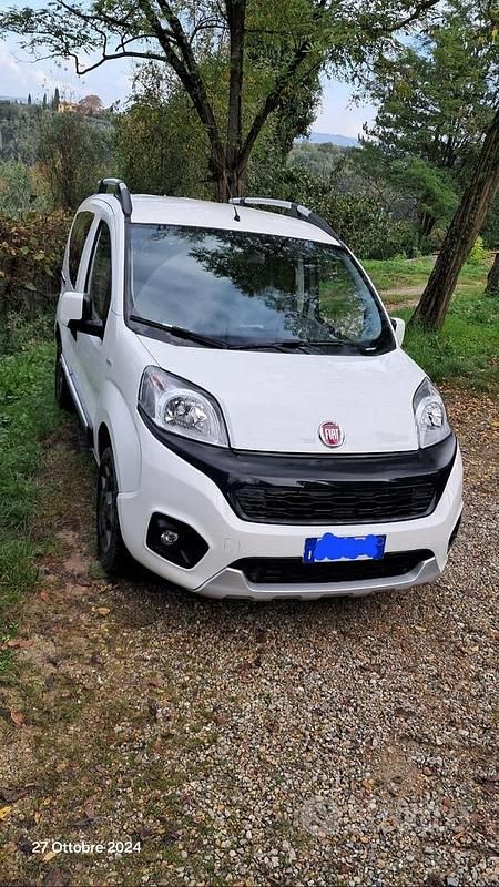 Bianco Usata 2018 Fiat Qubo Trekking Monovolume | 9500 € (Buon prezzo) - Immagine 1/4