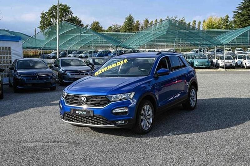 Usata VW T-Roc Advance 150 CV (110 kW) 2021 Blu/azzurro SUV