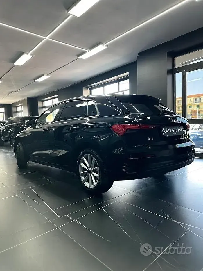 Usata Audi A3 Advanced 150 CV (110 kW) 2021 Nero Berlina