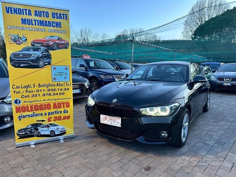 Usata BMW 116 M Sport 110 CV (80 kW) 2019 Nero Utilitaria