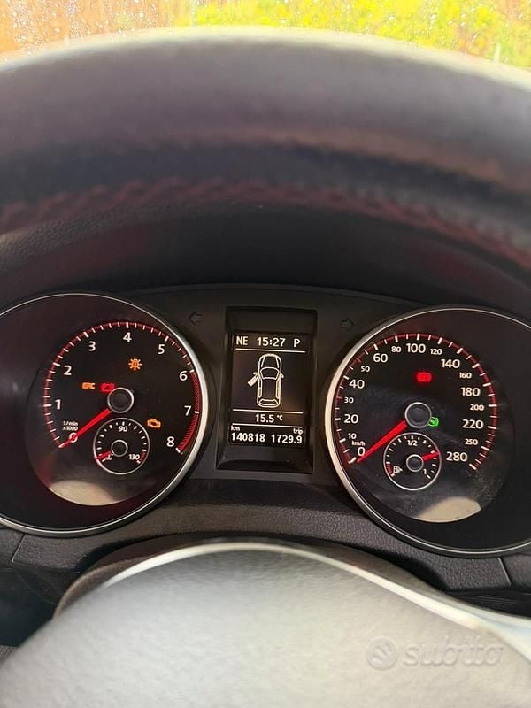 Usata VW Golf VII GTI 210 CV (154 kW) 2016 Nero Utilitaria