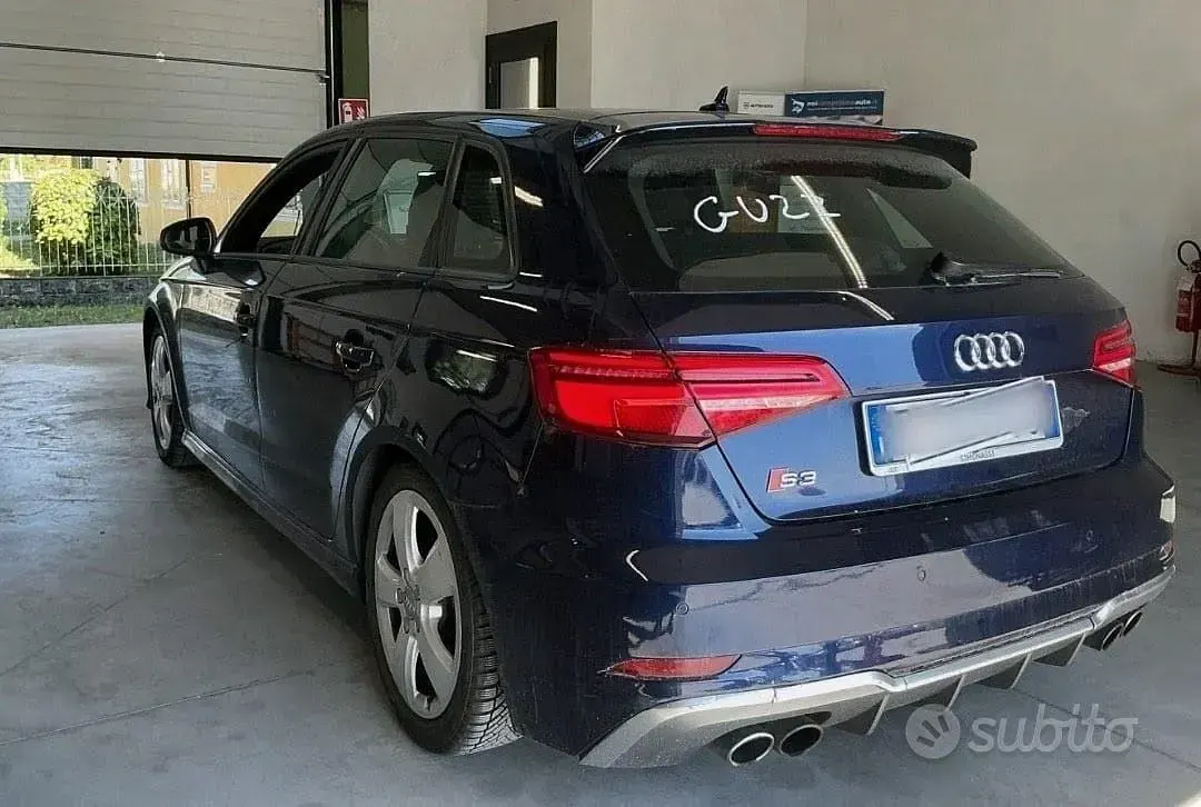 Usata Audi S3 Sportback 310 CV (228 kW) 2018 Bluazzurro Utilitaria