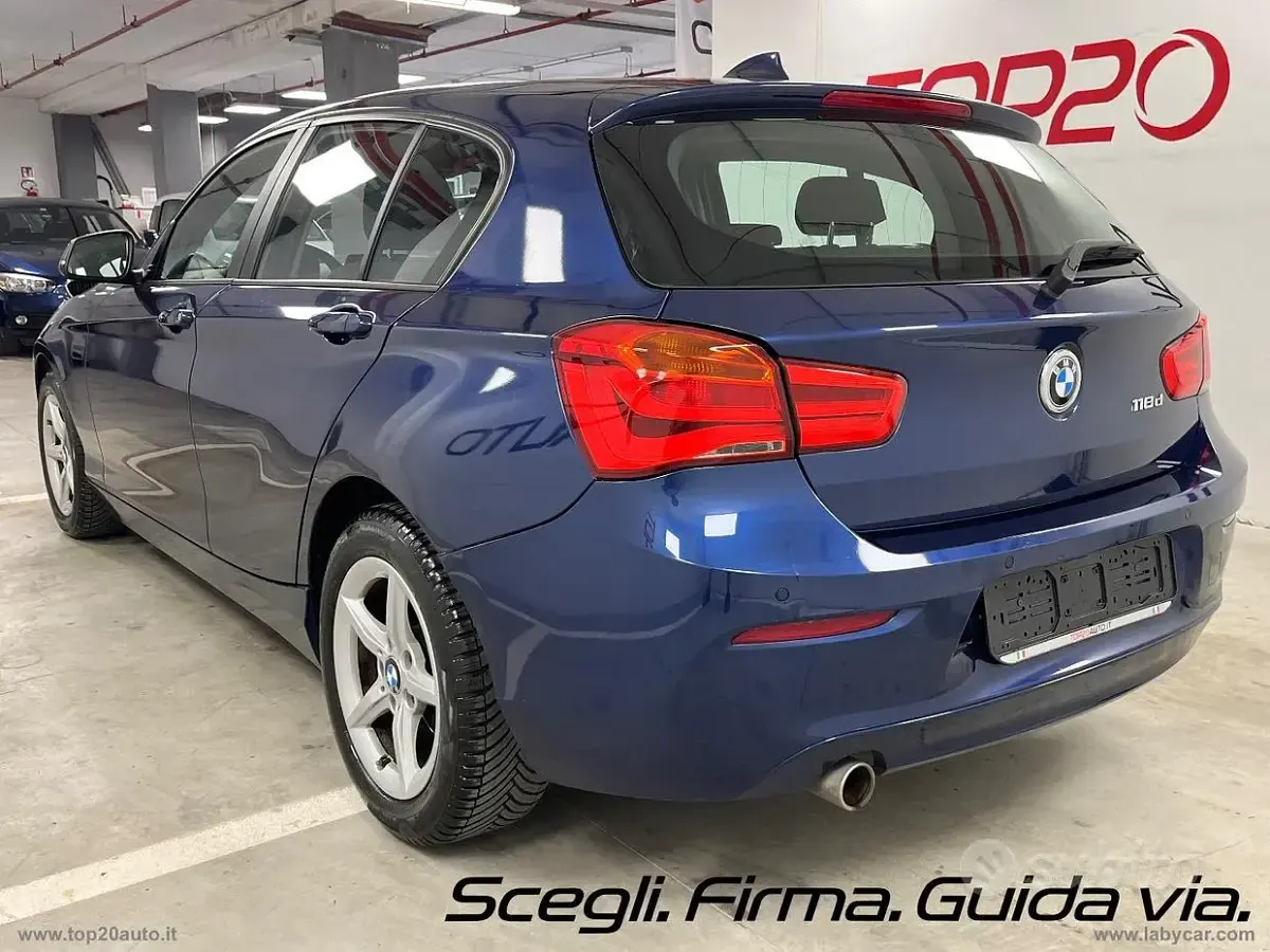 Occasion BMW 118 Advantage 150 ch (110 kW) 2016 Bleue Citadine