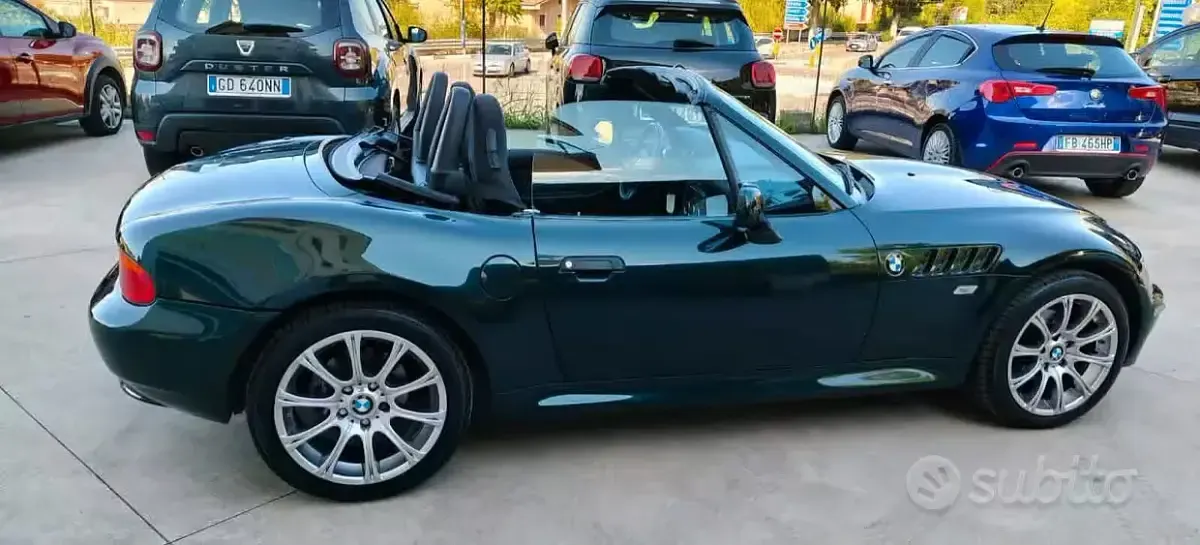 Usata BMW Z3 118 CV (86 kW) 2001 Verde Cabrio