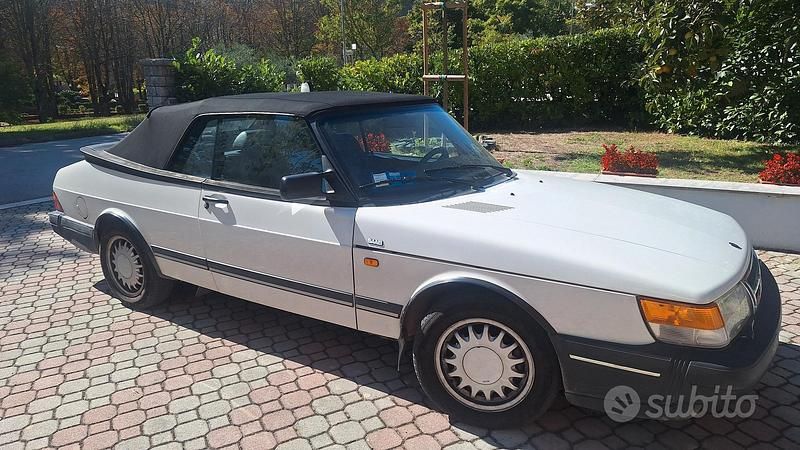 Usata Saab 900 Cabriolet 1992 Bianco Cabrio
