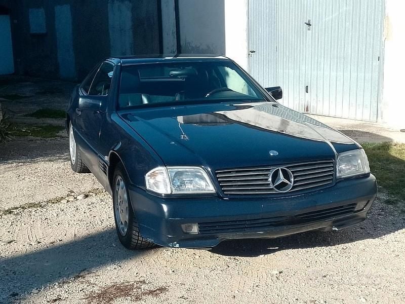 Usata Mercedes SL320 231 CV (169 kW) 1995 Blu Cabrio