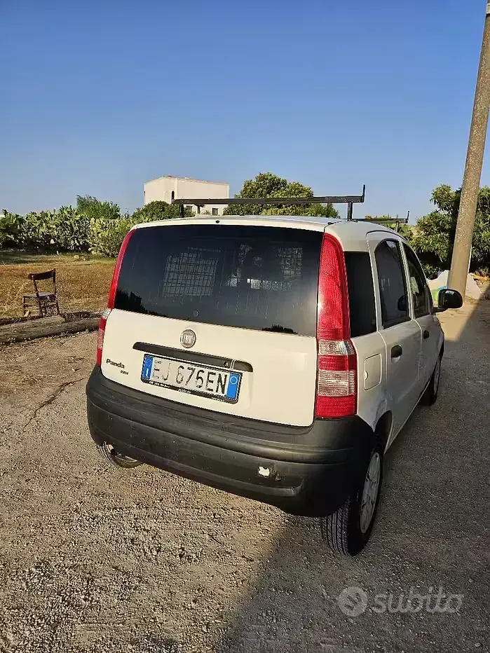 Usata Fiat Panda 54 CV (39 kW) 2011 Bianco Utilitaria