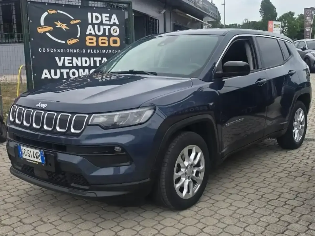 Usata Jeep Compass Longitude 131 CV (96 kW) 2021 Blu/azzurro SUV