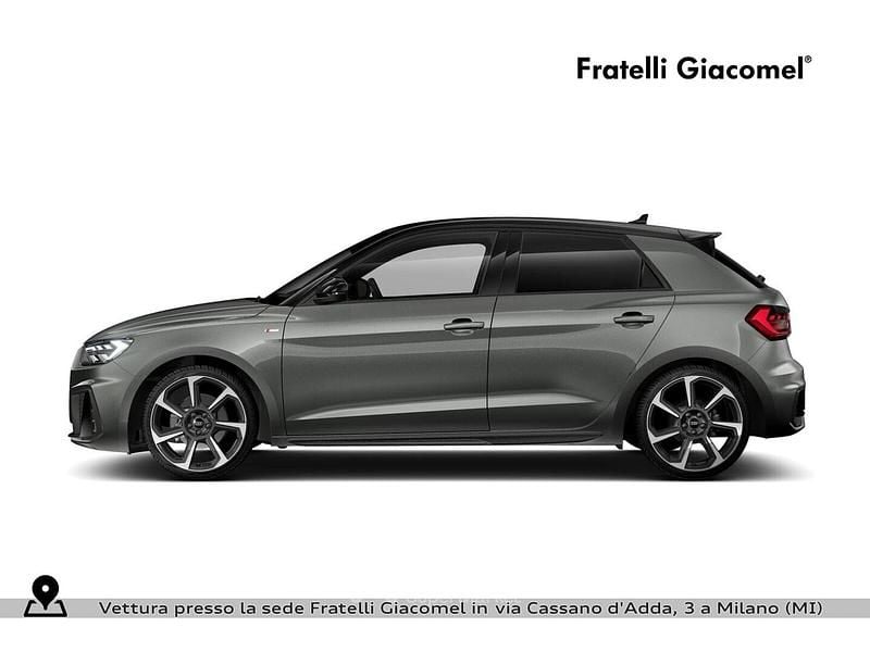 Usata Audi A1 Sportback Comfort 116 CV (85 kW) 2025 Grigio chronos metallizzato nero mito me Utilitaria